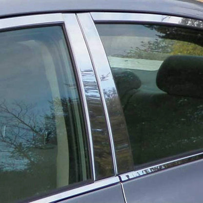 Luxury Chrome Pillar Post Trim Kit 4pc for Toyota Corolla (2009–2013)