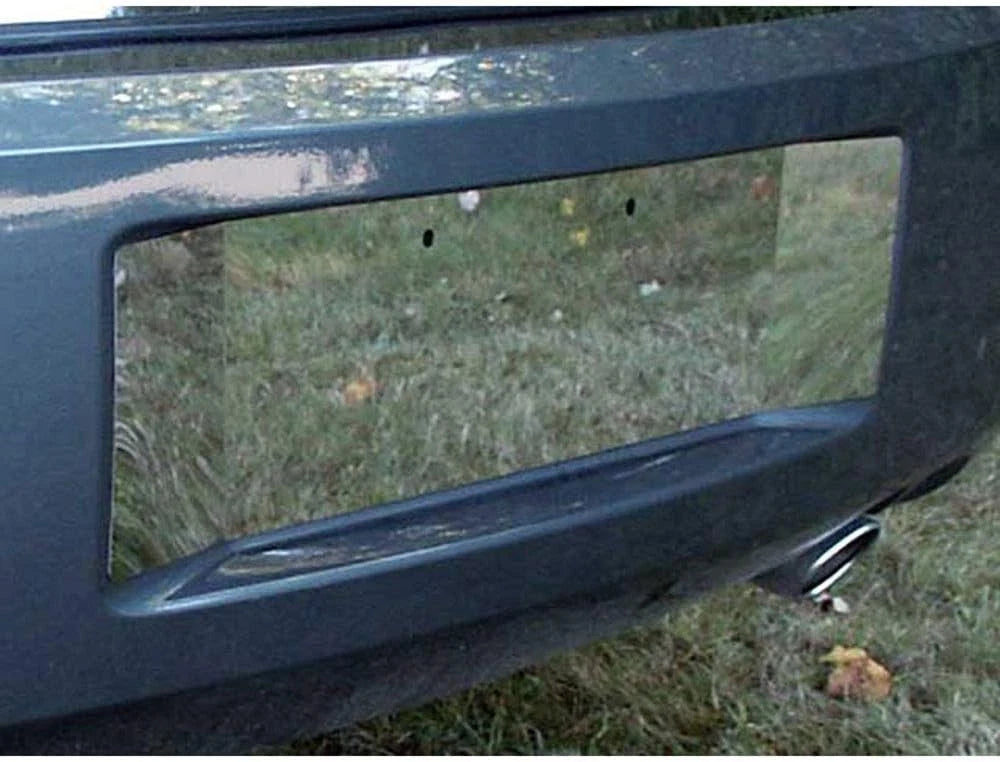 1p Luxury FX Chrome License Plate Bezel Extended for 2005-2008 Dodge Magnum