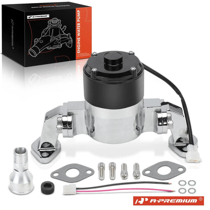 Chrome Aluminum Electric Water Pump for Big Block Chevy (409–454)