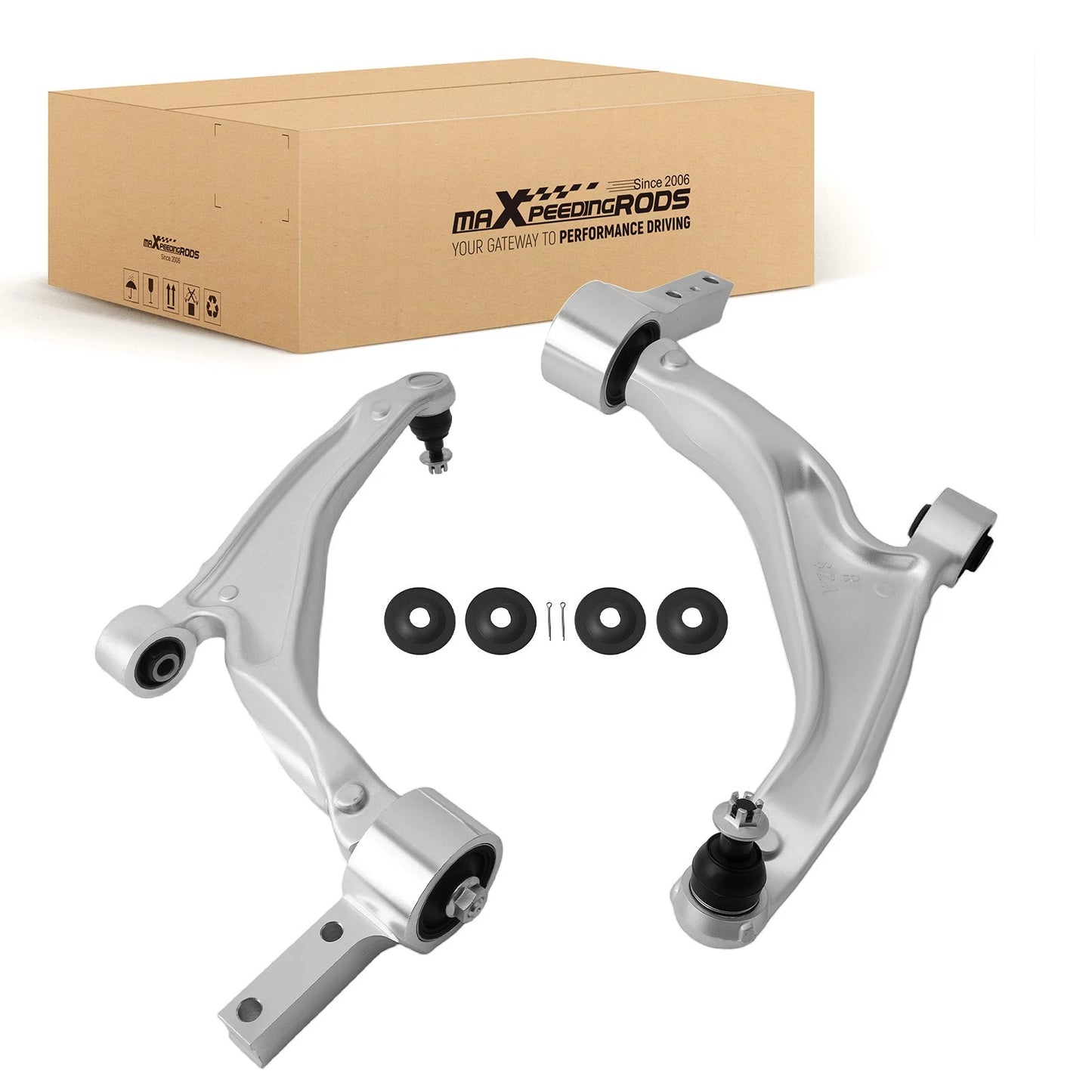 Front Lower Control Arms w/Ball Joint for 2009-2015 Honda Pilot (2pc)