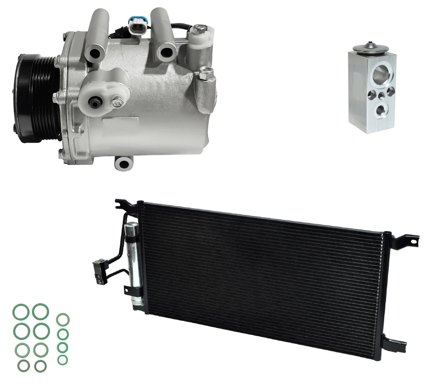 AC Compressor Kit With Condenser for Pontiac Montana 3.4L (2004–2006)