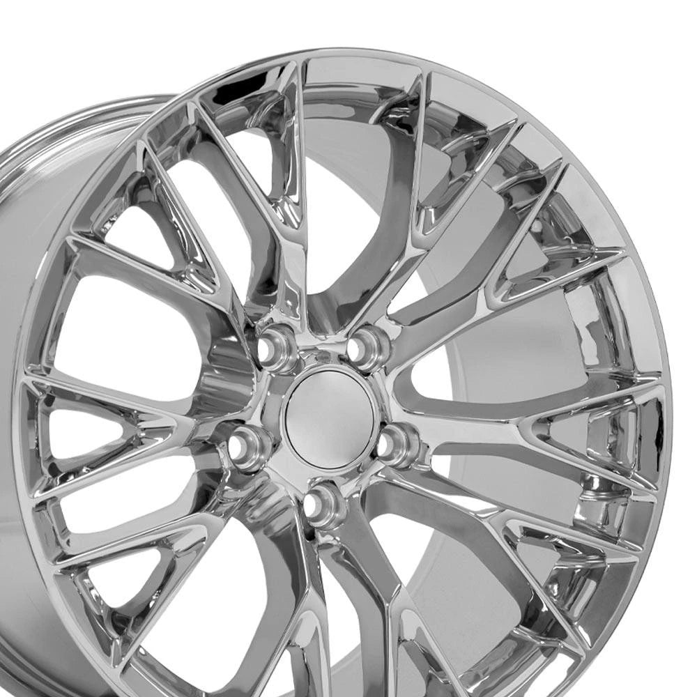18" Chrome Rear Wheel for 1988-2004 Chevy Corvette - RVO4554 - RVO4554