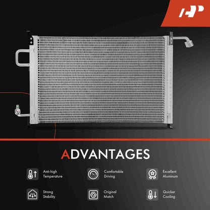 A/C Condenser with Bracket for Buick Century Olds Cutlass Ciera (1995–1996)