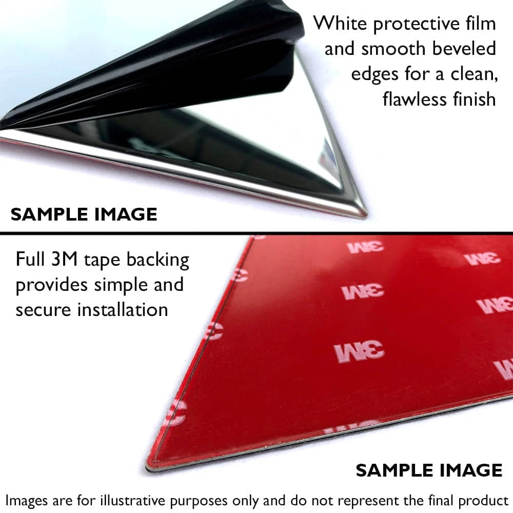 Flat Body Side Molding Trim 1.5 Inch 4Pc Set for Dodge Ram Crew Cab (2009–2018)