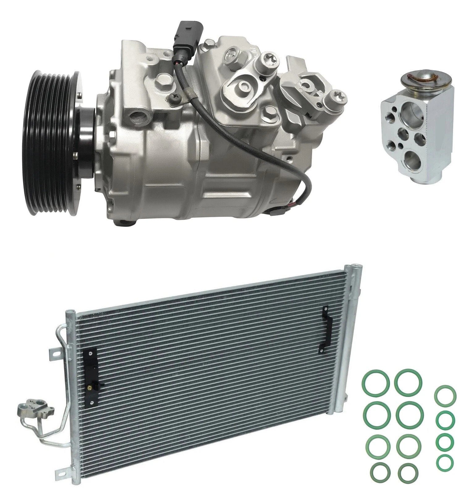 A C Compressor Kit With Condenser for Audi Q7 3.6L (2010–2015)