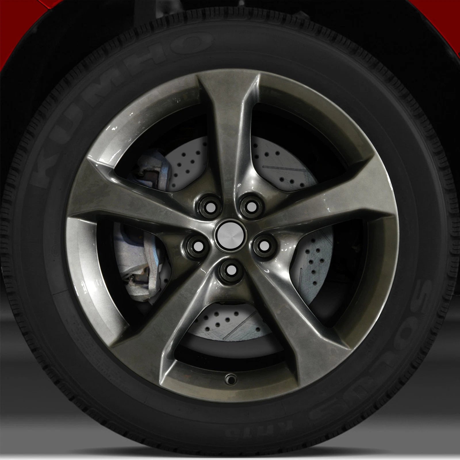 20x9 Factory Wheel (Hyper Dark Slvr Full Face Bright) for 2013-2015 Chevy Camaro
