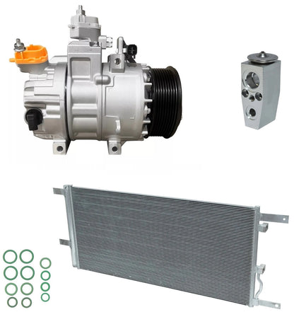 AC Compressor Kit With Condenser for Ford F-550 Super Duty (2022–2022)
