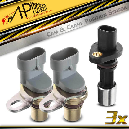 2X Camshaft & Crankshaft Position Sensors for Chevy Cavalier (1995–2005)