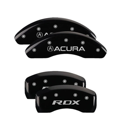 Black Caliper Covers Set of 4 Engraved for Acura RDX (2019–2023)