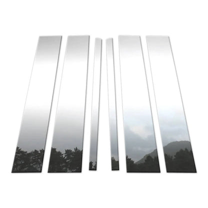 6Pc Chrome Pillar Post Covers for 09-15 Honda Pilot - Upgrade Your Auto P3522