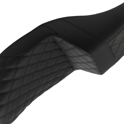 Black Leather Seat Set for Harley Touring Electra Glide (2008–2023)