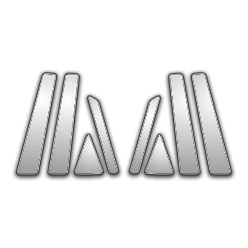 Chrome Pillar Trim Kit 8pc Replacement for Hyundai Tucson (2010–2015)