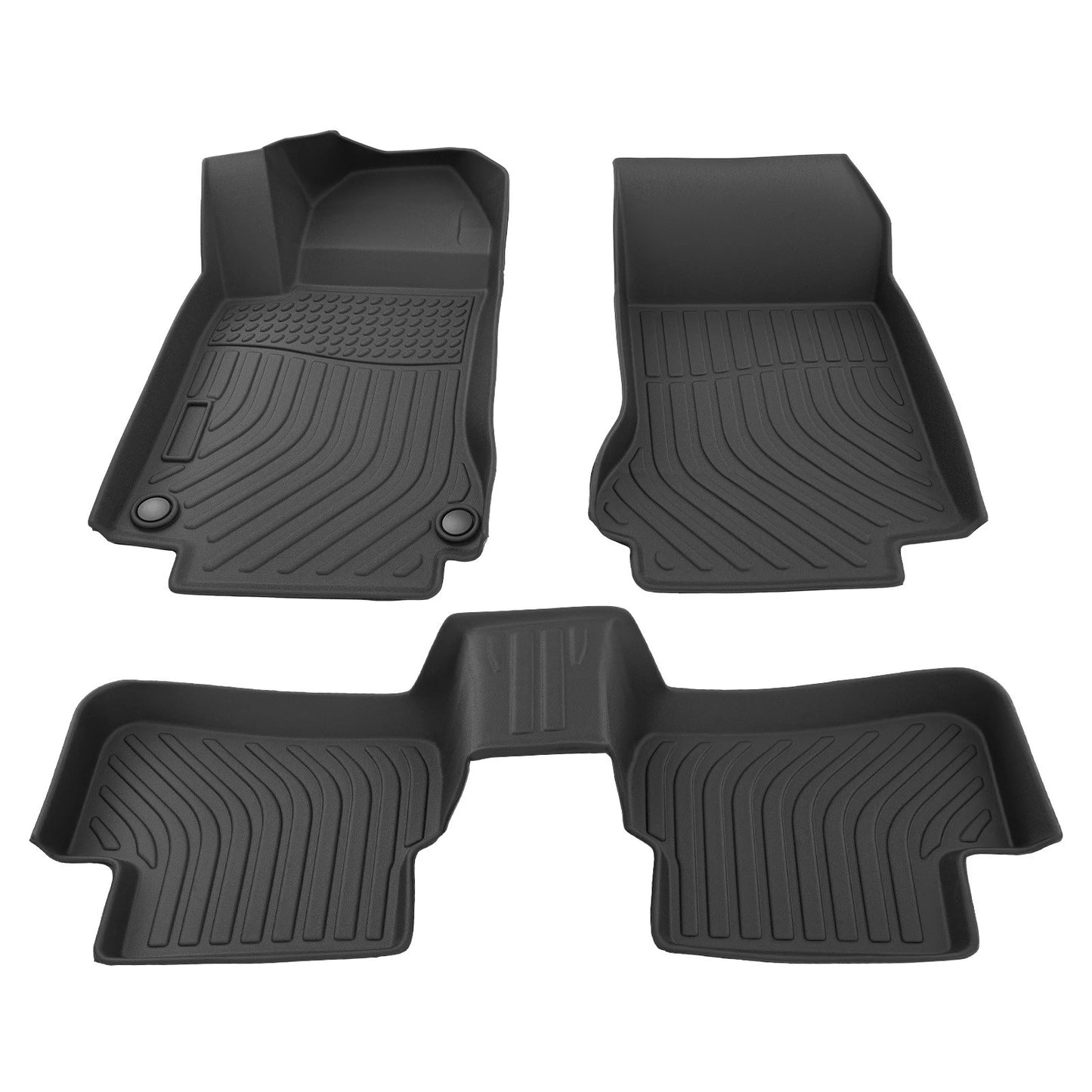 Black Rubber Carpet Floor Mats for Mercedes-Benz GLA250/GLA45 AMG (2015–2020)