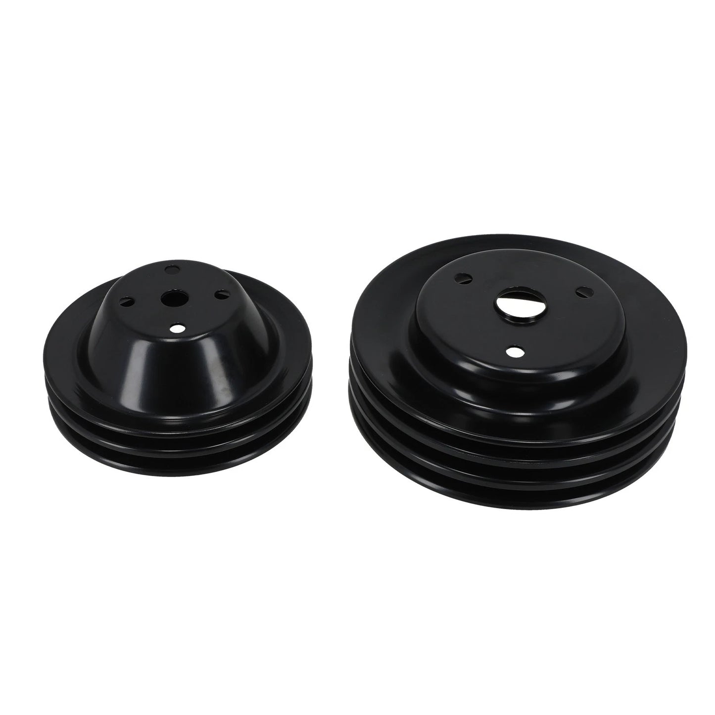 2X Dual/Triple Groove Pulley Kit for Chevy 262–400 Small Block V8 (1969–1978)