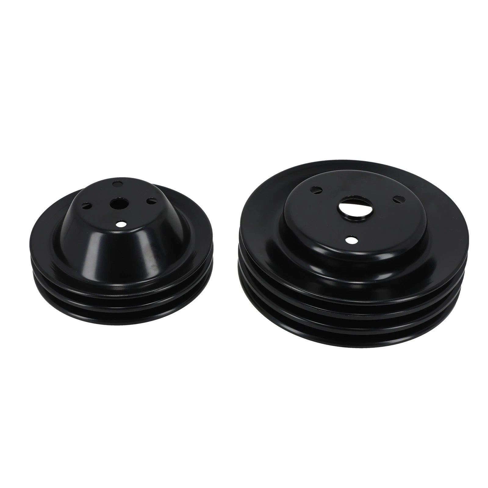 2X Dual/Triple Groove Pulley Kit for Chevy 262–400 Small Block V8 (1969–1978)