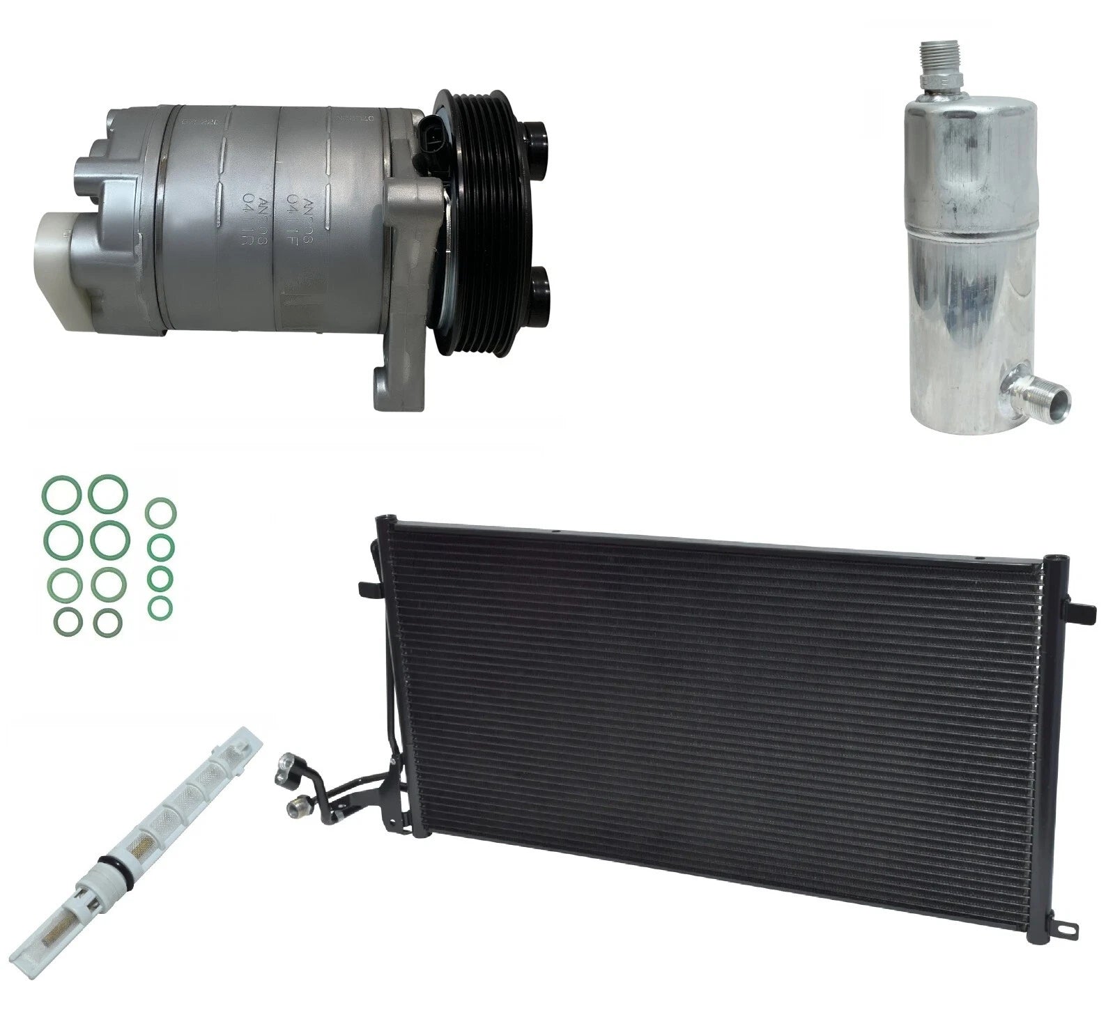 AC Compressor Kit With Condenser for Oldsmobile Aurora 4.0L (1996–1996)