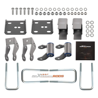 5" Flip Lowering Kit Rear for Ford F-150 2WD (2004–2014) Axle Drop Hardware