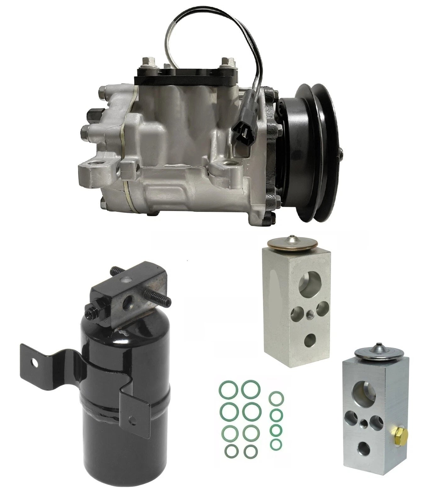 A/C Compressor Kit EH100 with Rear AC for Plymouth Voyager 2.2L (1986–1986)