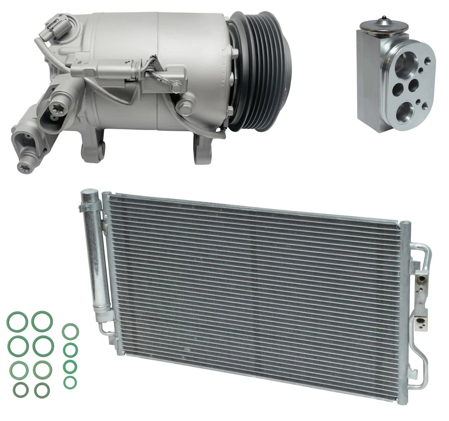 AC Compressor Kit With Condenser for BMW 340i xDrive (2016–2016)