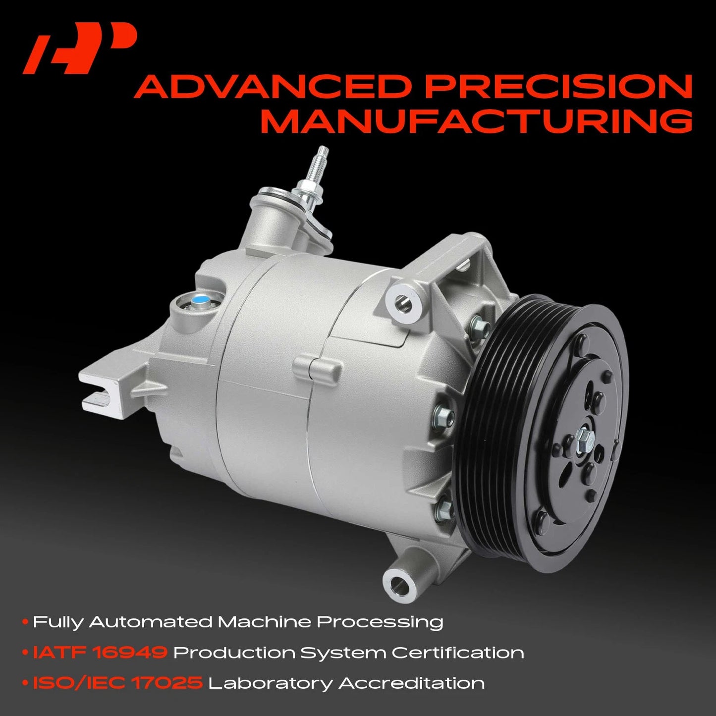 A/C Compressor with Clutch for Chevrolet Malibu (2008–2010)