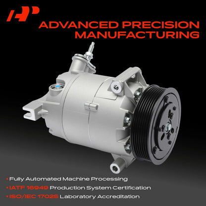 A/C Compressor with Clutch for Chevrolet Malibu (2008–2010)