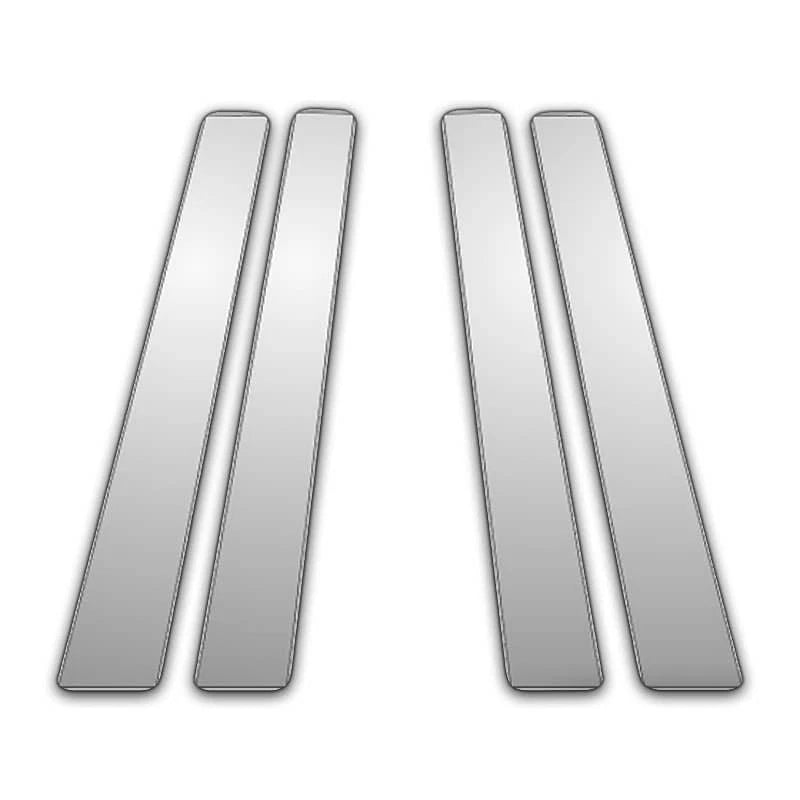 4Pc Chrome Pillar Post Covers for 2004-2009 KIA Spectra - P39453