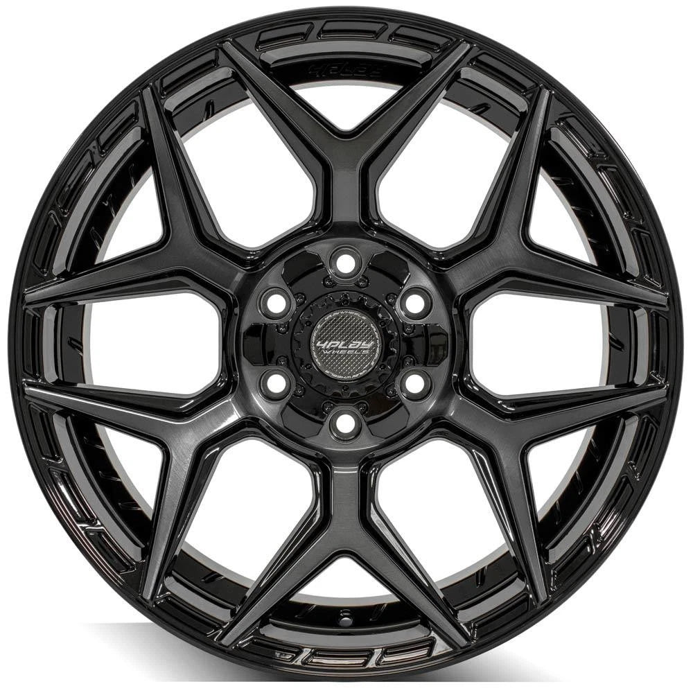 20 Inch Black Wheel with Brushed Face for Cadillac Escalade (1999–2024)
