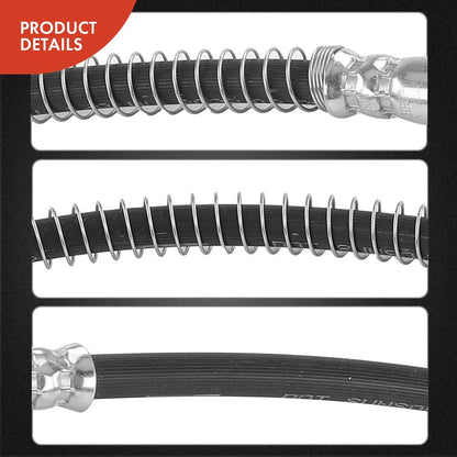 2X Front Brake Hydraulic Hose for Mercedes-Benz C300 C204 C350 E400 (2008–2015)