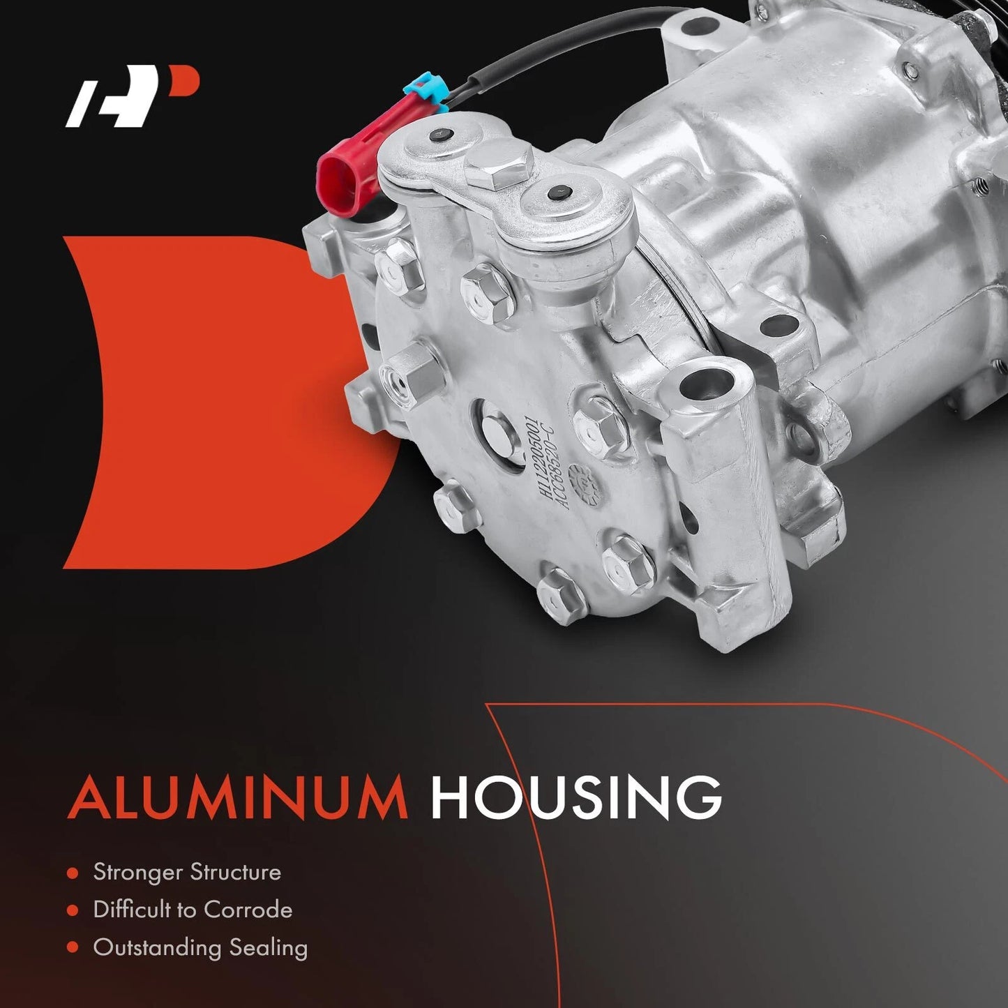 A/C Compressor with Clutch for Chevy T6500, GMC T6500 (2004–2009)