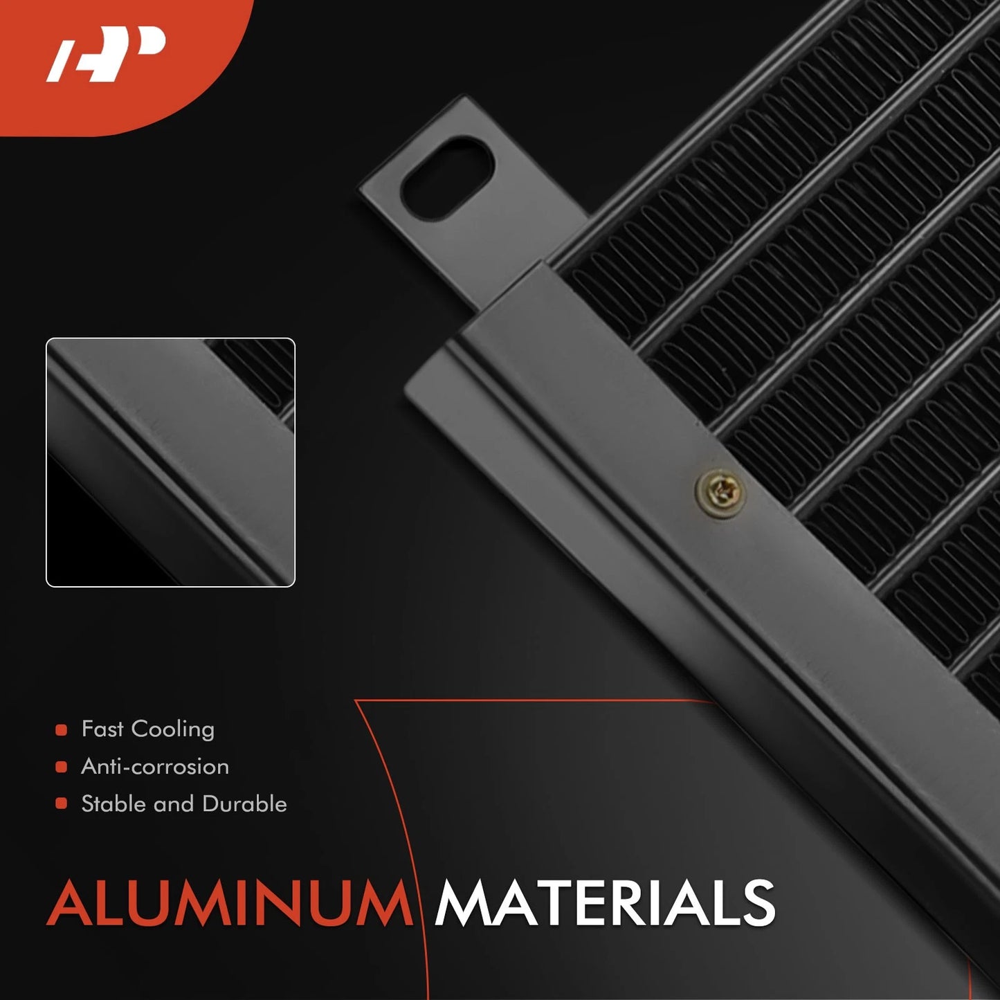 A/C Condenser with Bracket for Chevrolet Corvette (1969–1972)