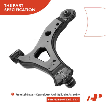 10x Front Control Arm with Ball Joint for Buick Chevy