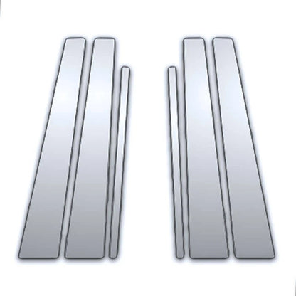 6Pc Chrome Pillar Post Covers Replacement for Cadillac DeVille (1994–1999)