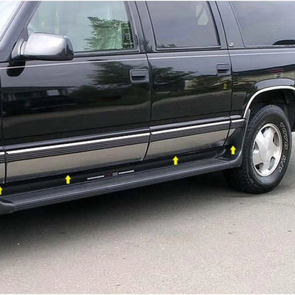 Door Molding Chrome Replacement for Chevrolet Suburban 1992–1999