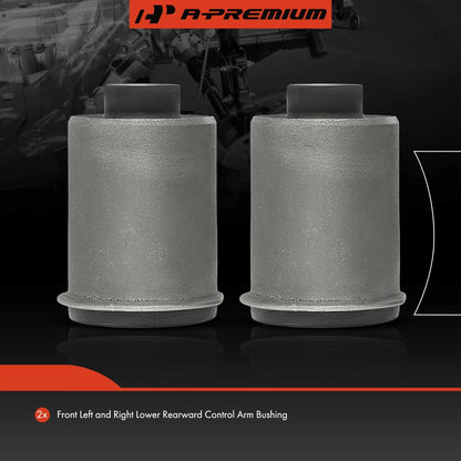 2X Front Lower Rearward Control Arm Bushing for Chevrolet Colorado (2004–2012)
