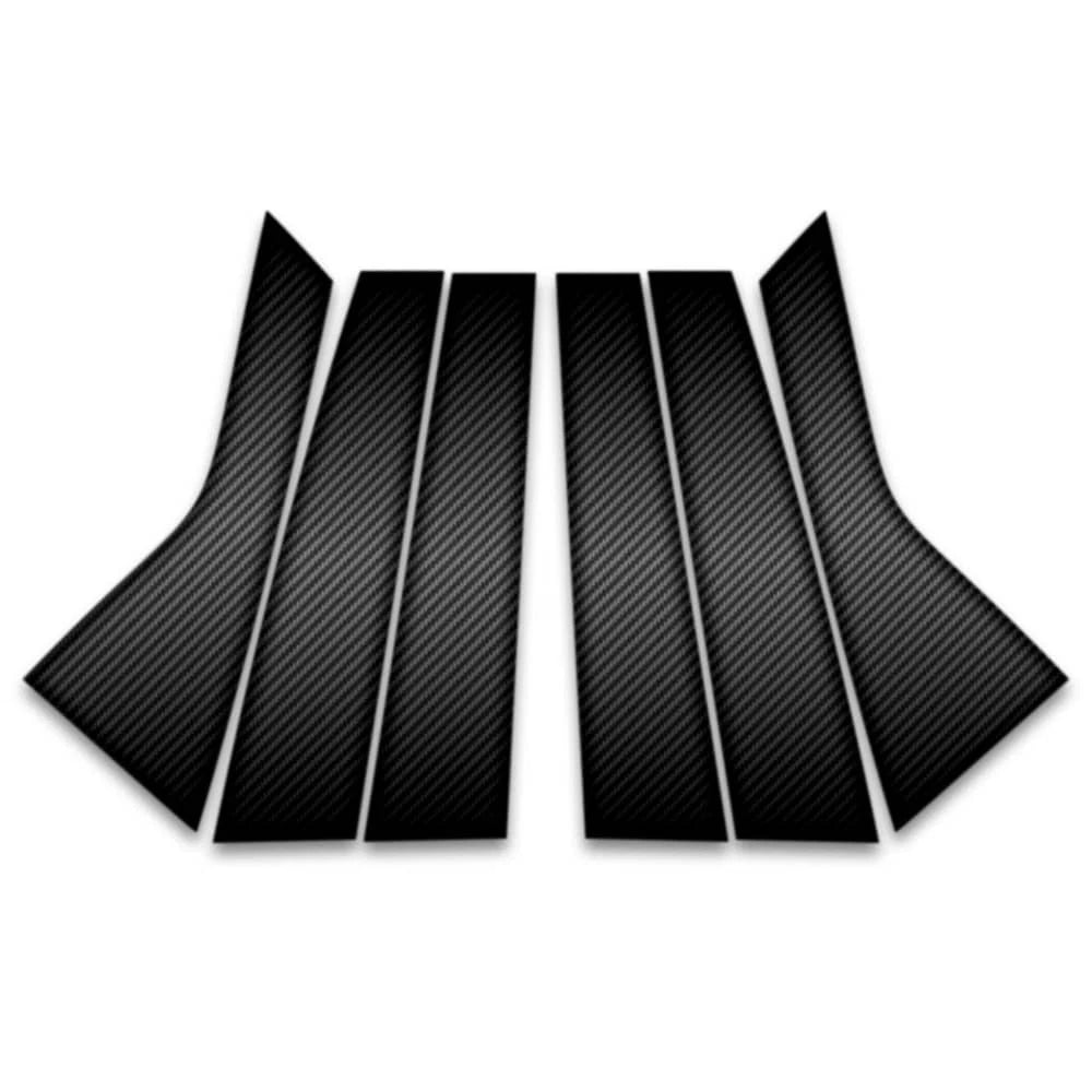 6pc Carbon Fiber Pillar Post Covers for 2020-2023 Lincoln Corsair