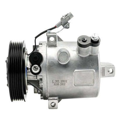 A/C Compressor with 6-Groove Pulley for Mitsubishi Mirage Mirage G4 (2017–2022)
