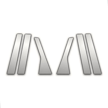6Pc Chrome Pillar Post Covers Replacement for Acura RDX (2007–2012)