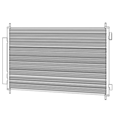 A/C Condenser Replacement Repair Part for Honda Ridgeline (2006–2014)