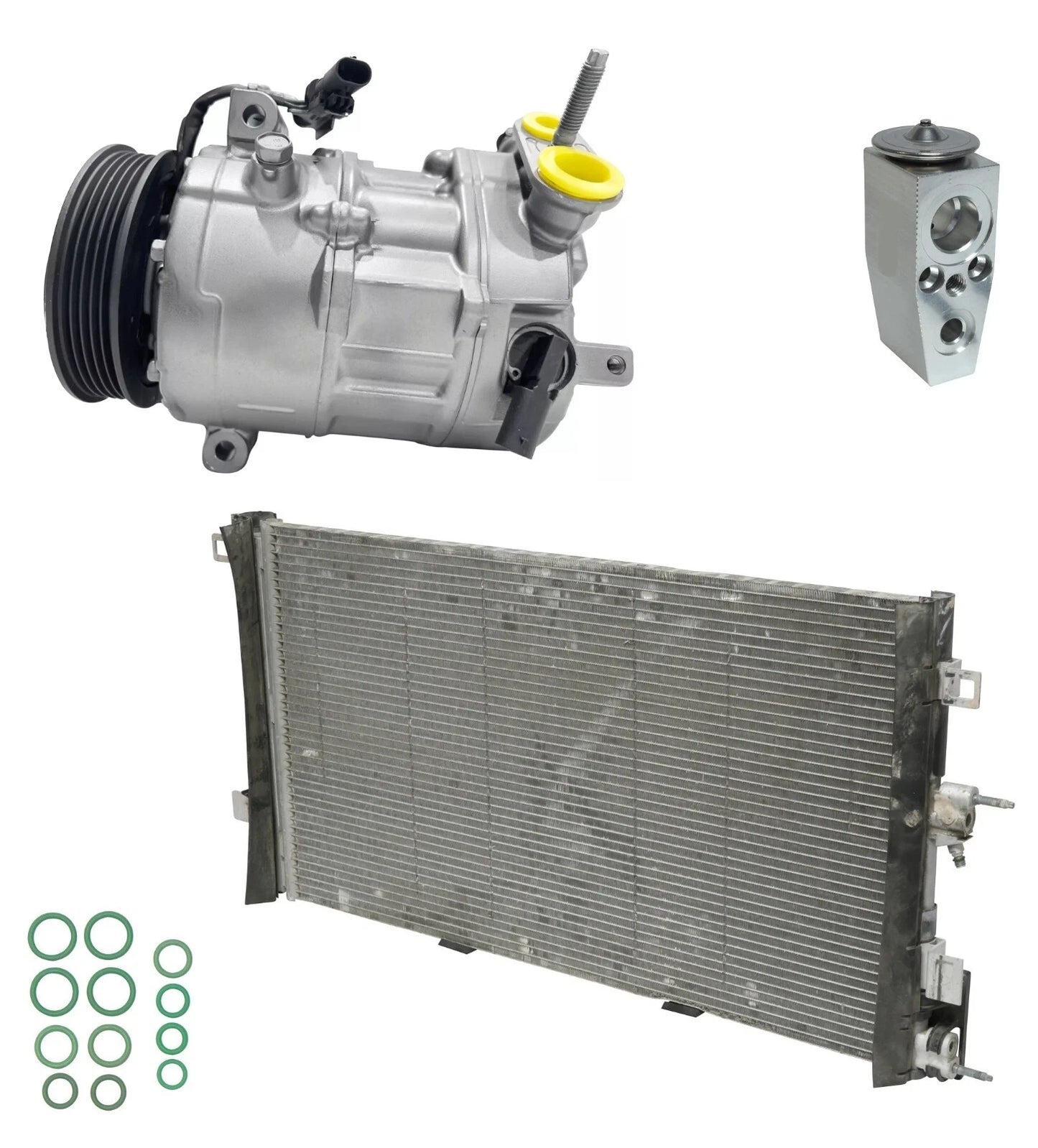 AC Compressor Kit With Condenser for Cadillac XT5 2.0 Turbo (2020–2024)