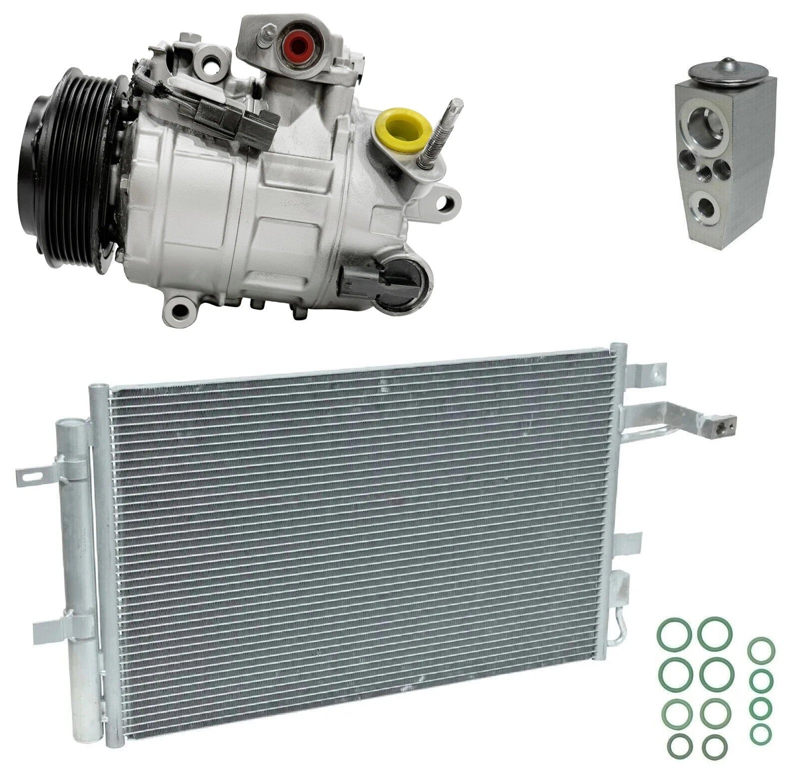AC Compressor Kit with Condenser for Jeep Grand Cherokee Police (2019–2019)