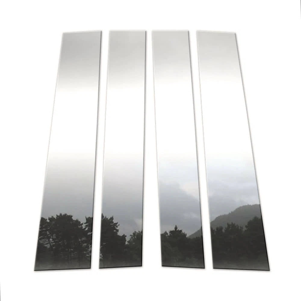 4pc Luxury Chrome Pillar Trim for Nissan Titan King Cab (2004–2012)