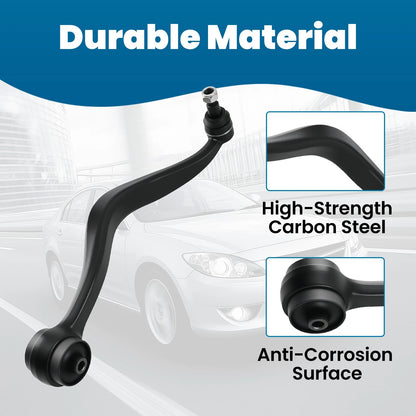 Front Lower Control Arm Ball Joint Tie Rod for 2003–2008 Mazda 6