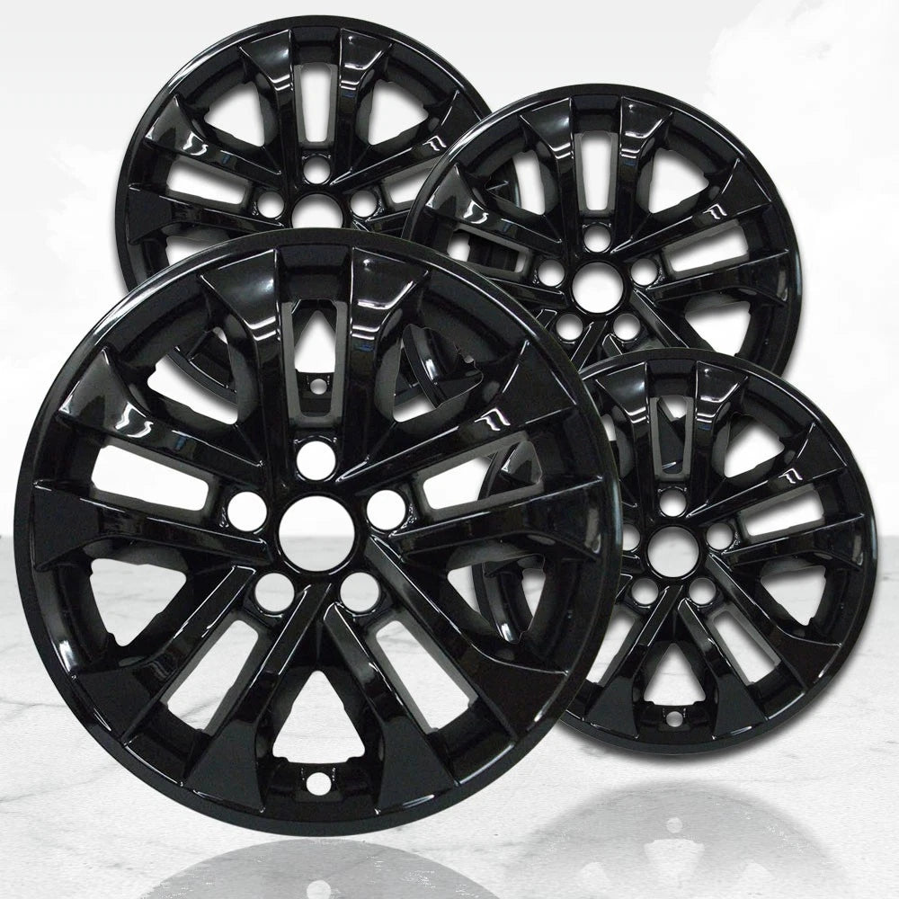 17" 4pc Gloss Black Wheel Skins (Set of 4) for 2019-20 Hyundai Santa Fe