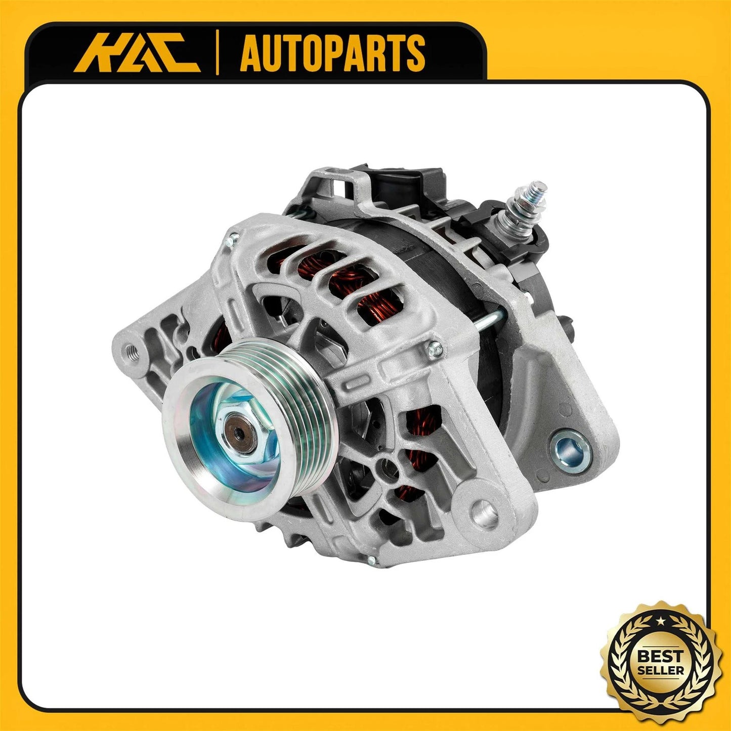 Alternator for Hyundai Accent Veloster Kia Rio 2012–2017 (90A 12V)