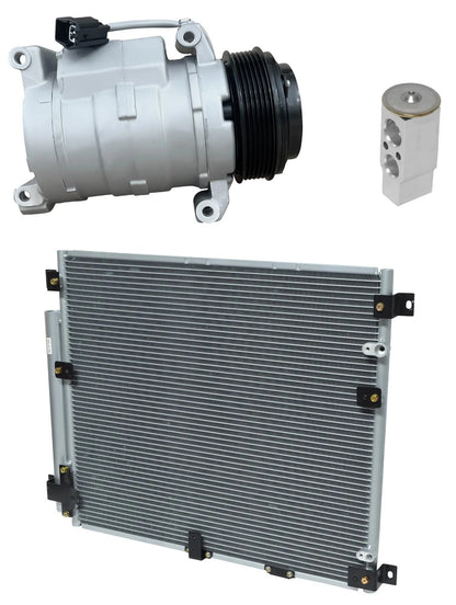 AC Compressor Kit With Condenser for Cadillac SRX 3.6L (2006–2009)