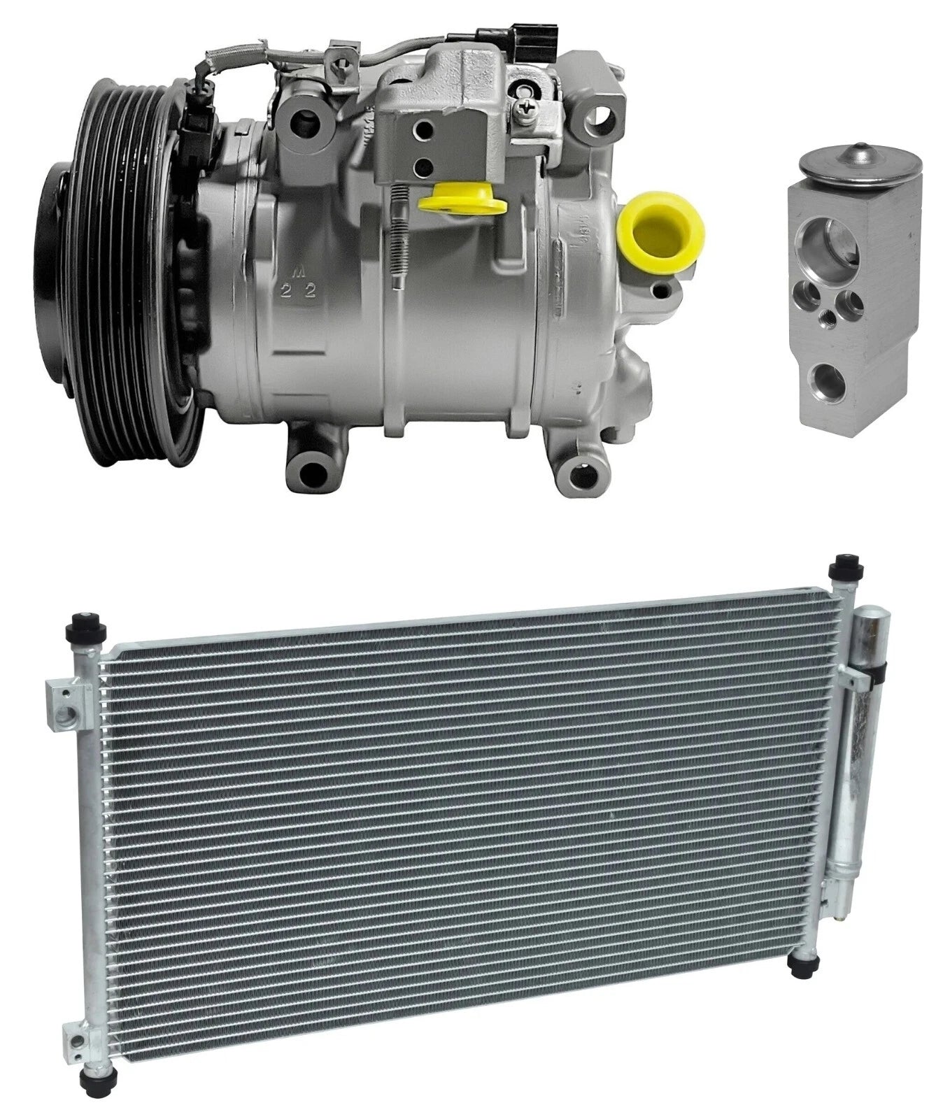 AC Compressor Kit With Condenser for Honda Crosstour 3.5L (2015–2015)