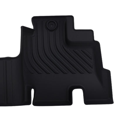 Black TPE Rubber Floor Mats Liner for Jeep Wrangler Unlimited (2014–2017)