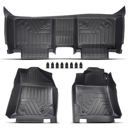 Floor Mats for Toyota Camry (2007–2011) Front & 2nd Row TPE Rubber Set