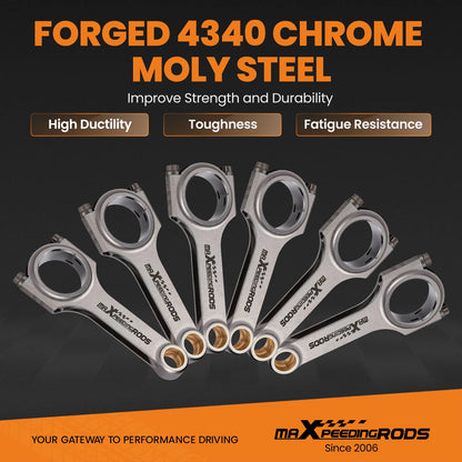 Durable H-Beam Connecting Rods for Audi B5 S4 Quattro 2.7T (1997–2002)