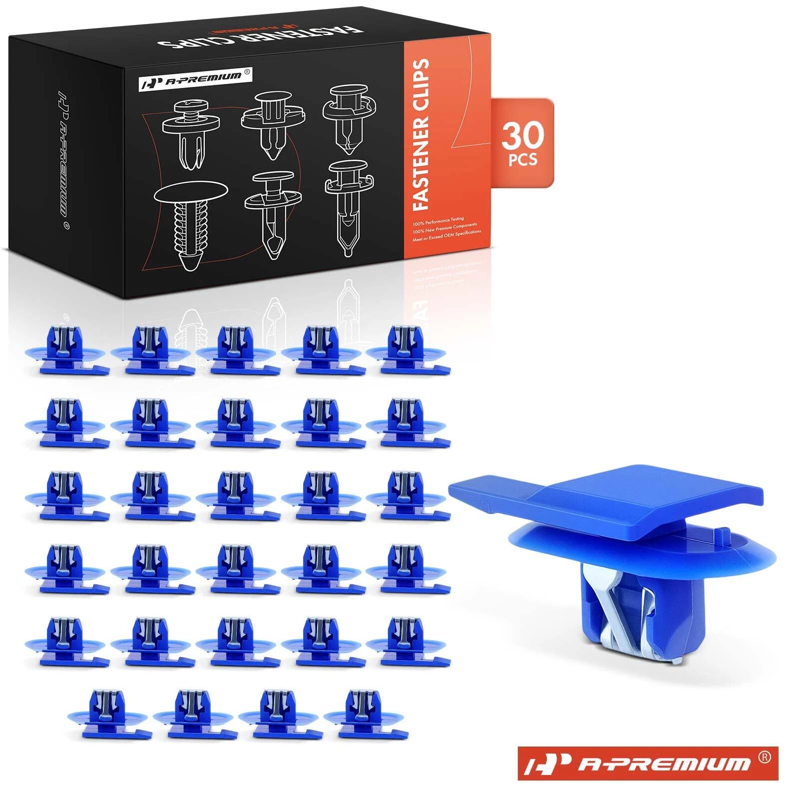 30x Interior Trim & Windshield Pillar Retainer Clips for Chevy GMC